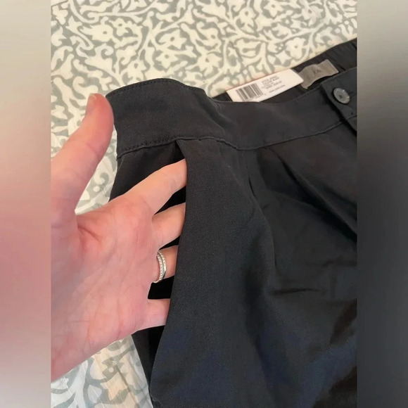 NWT Joie linen blend shorts‎ black size extra large XL - Picture 4 of 8